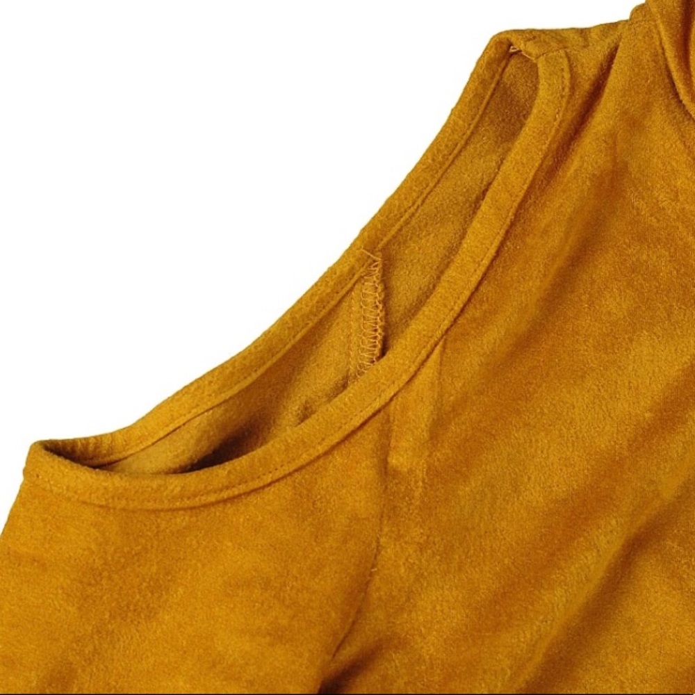 NEW! Suede Fringe Dress - Picture 6 of 7